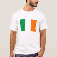 Chemise irlandaise de base de drapeau