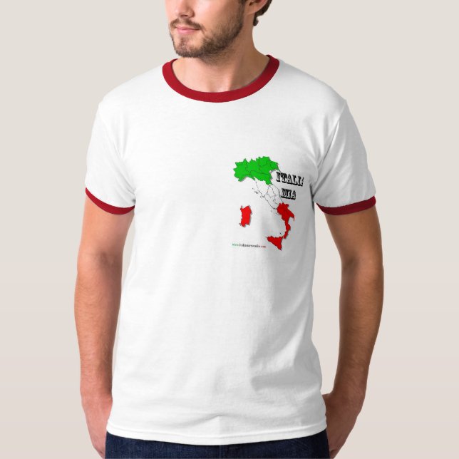 T-shirt Chemise Italie Mia. (Devant)