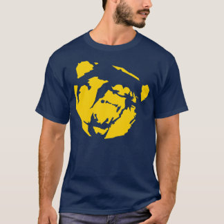 T-shirt chemise jaune d'ours