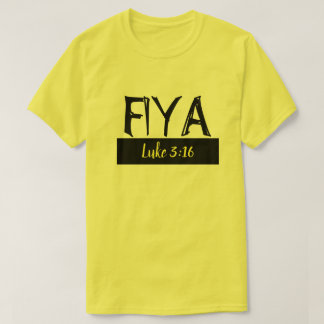 T-shirt Chemise jaune et noire Fiya
