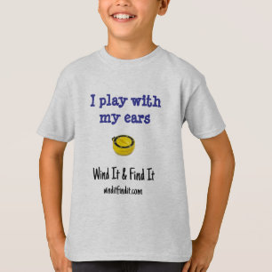 T-shirt Chemise "Je joue avec mes oreilles" pour enfants