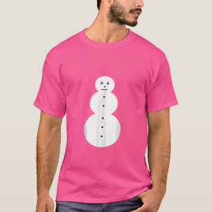 T-shirt chemise jeezy snowman - Funny Angry Snowman Débard