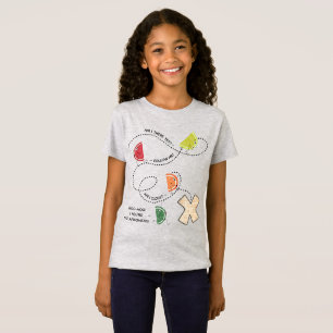 T-Shirt Chemise Jersey des filles "Trouvez les Afikomen"