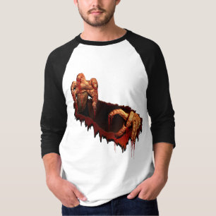 T-shirt Chemise Jersey Halloween Horreur Gory Zombie Chemi