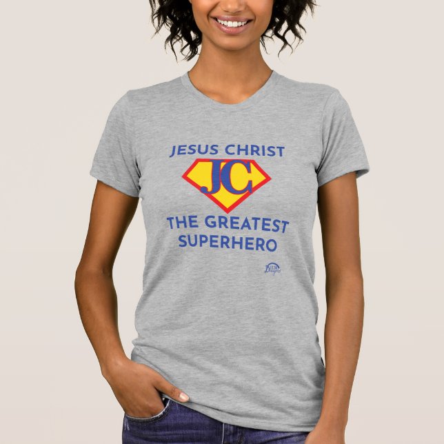 T-shirt Chemise Jesus Superhero (Devant)