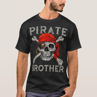 T-shirt Chemise Jolly roger Pirate Frère Crâne Crossbones
