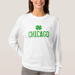 T-shirt Chemise Jour de la Saint Patrick de Chicago avec s