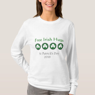 T-shirt Chemise Jour de la Saint Patrick de Hugs Irlandais