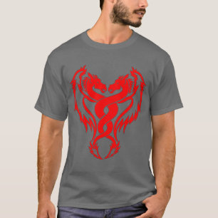 T-shirt Chemise jumelle de dragons