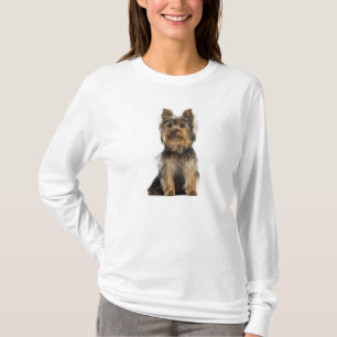 T-shirt Chemise jumelle du Chien pourpre du Yorkshire