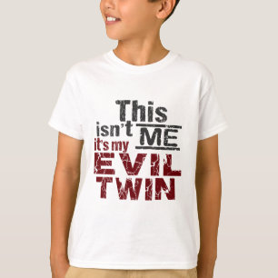T-shirt Chemise jumelle mauvaise - choisissez le style et
