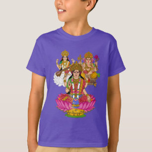 T-shirt Chemise Lakshmi Saraswati Ganesha