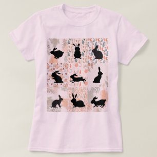 T-shirt Chemise Lapin Boho, Chemises Matching, Floral