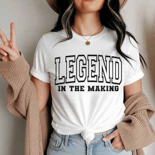 T-shirt Chemise Légende Vintage en train de se faire pour