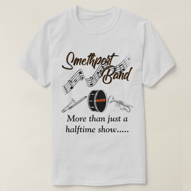 T-shirt Chemise légère du support de la bande Smethport (Design devant)
