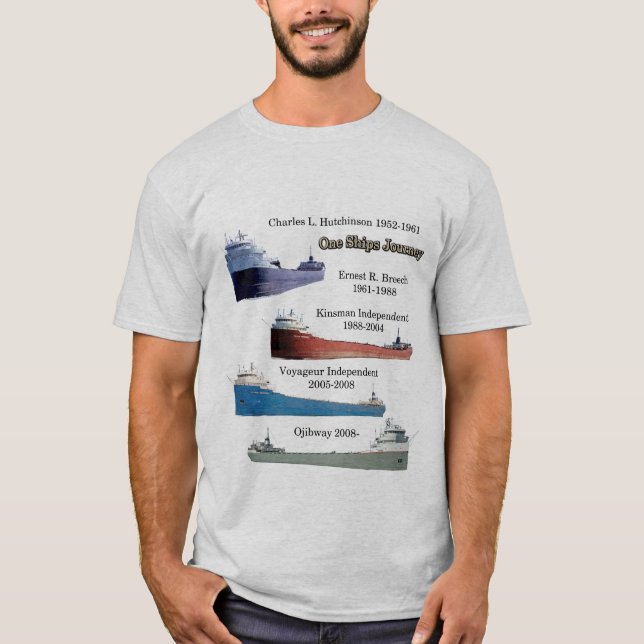 T-shirt Chemise légère One Ships Journey (Devant)