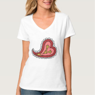 T-shirt Chemise légère Paisley Heart