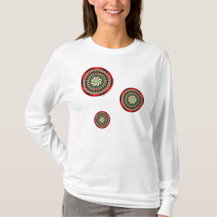 T-shirt Chemise légère pour femmes aux couleurs de Noël