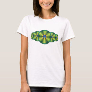 T-shirt Chemise légère pour femmes Illusion Paon