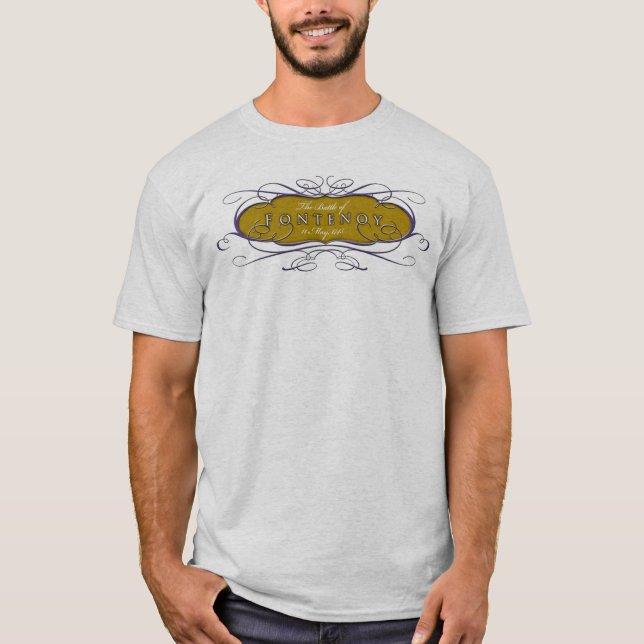 T-shirt Chemise les Anglais de Fontenoy (Devant)