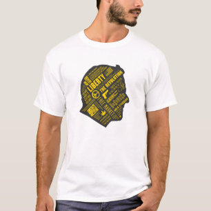 T-shirt Chemise libertaire de pensée abstraite de Ron Paul