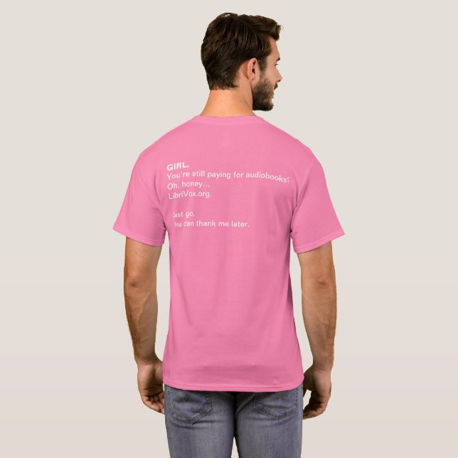 T-shirt Chemise LibriVox (Dos entier)