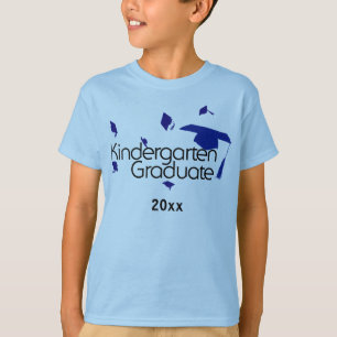 T-shirt Chemise licenciée de jardin d'enfants (bleue)