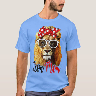 T-shirt Chemise Lion Lion Maman Bandana