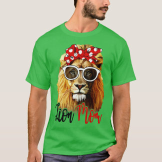 T-shirt Chemise Lion Lion Maman Bandana