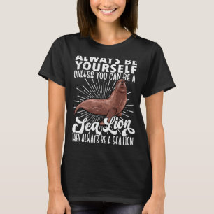 T-shirt Chemise Lion Mer, Chemise Lion Mer Drôle, Lion Mer