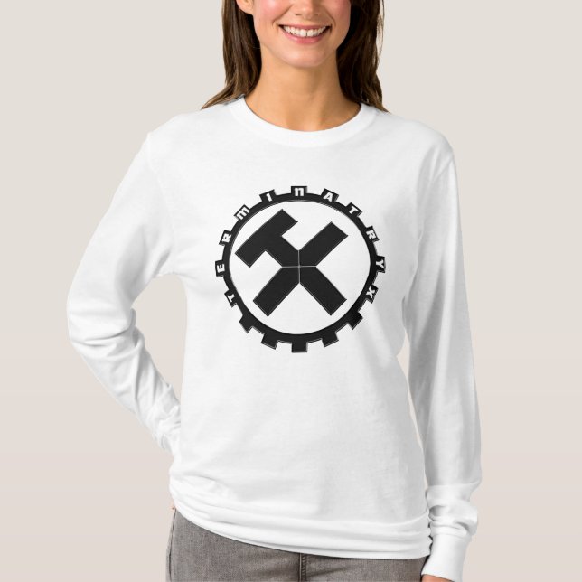 T-shirt Chemise Logo de l'appareil Terminatryx Black (Mesd (Devant)