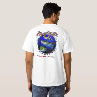 T-shirt Chemise Logo Rip Art Marlin Blanc