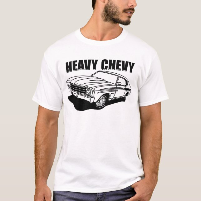T-shirt Chemise lourde de Chevelle Chevy (Devant)