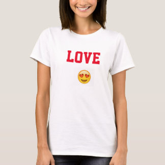 T-shirt Chemise Love Emoji