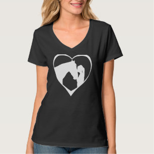 T-shirt Chemise Lover Pour Filles Femmes Qui Aiment Les Ch