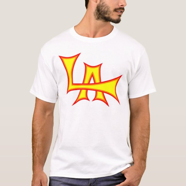 T-shirt Chemise lumineuse de Los Angeles (Devant)
