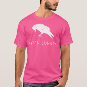 T-shirt Chemise Lunatique Corbeau Amusement Oiseau Gothiqu