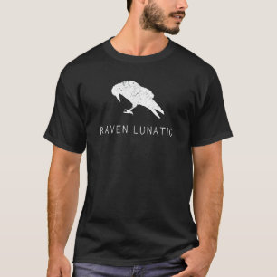 T-shirt Chemise Lunatique Raven Fun Oiseau Goth Gothique C