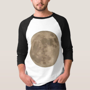 T-shirt Chemise Lune Pleine lune Jersey Cool Lune Chemise