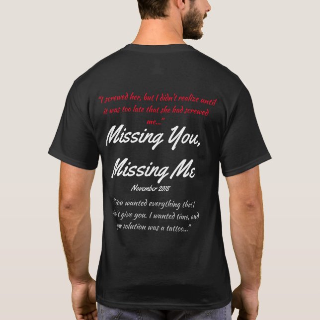 T-shirt Chemise lyrique de la chanson (Dos)