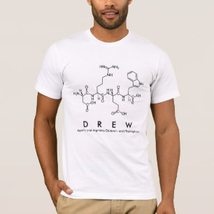 T-shirt Chemise M du nom du peptide Drew