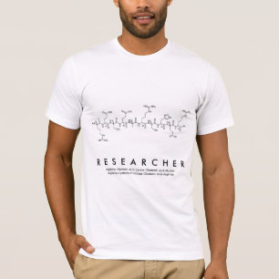 T-shirt Chemise M du peptide de recherche