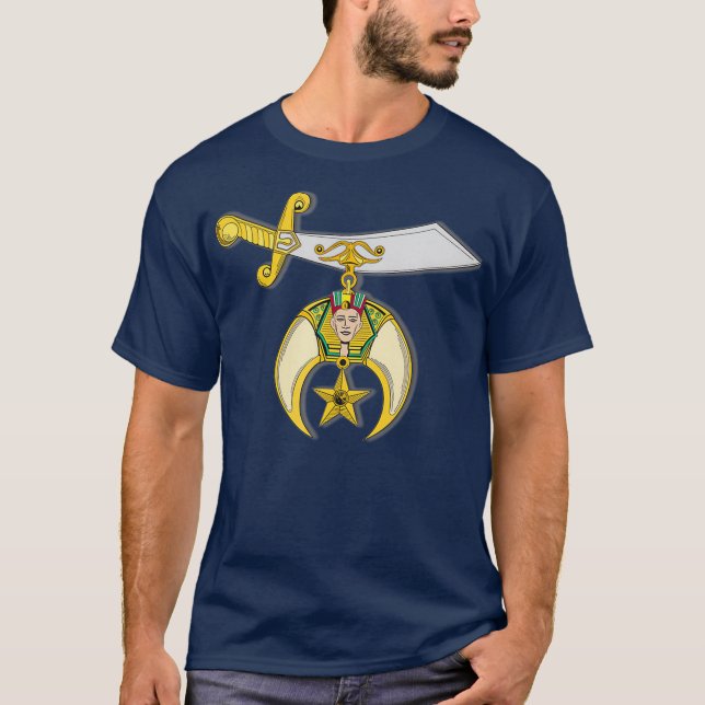 T-shirt Chemise maçonnique Shriners noble symbole Prince H (Devant)