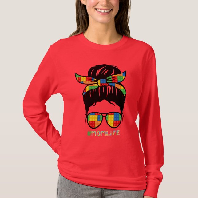 T-shirt Chemise maître constructeur | Tête du bloc de cons (Devant)