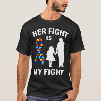 T-shirt Chemise Maman Autisme - Maman Autisme Et Fille