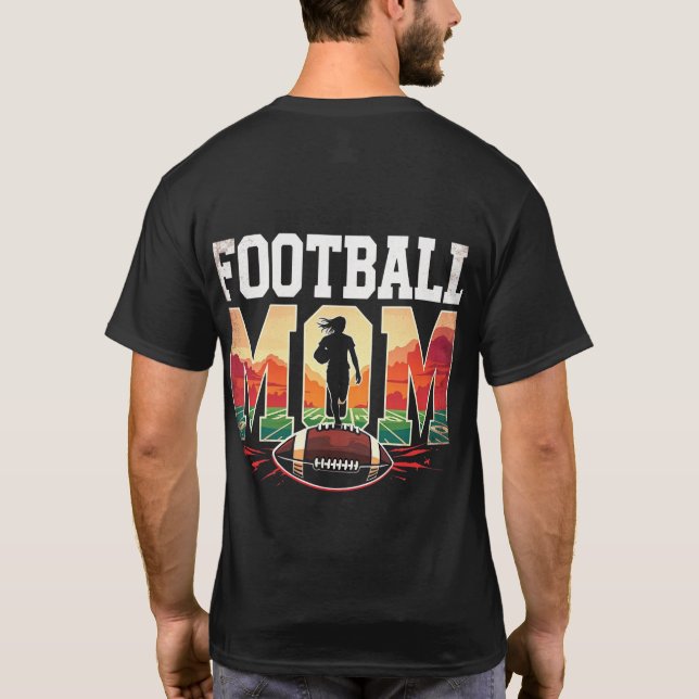T-shirt Chemise Maman Football - Fier Tee Maman Football - (Dos)