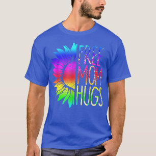 T-shirt Chemise Maman Libre - LGBT Rainbow Sunflower T-Shi