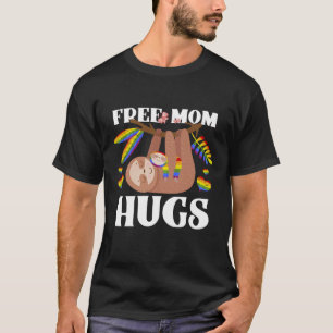 T-shirt Chemise Maman Libre, Otter Drôle, Arc-en-ciel LGBT