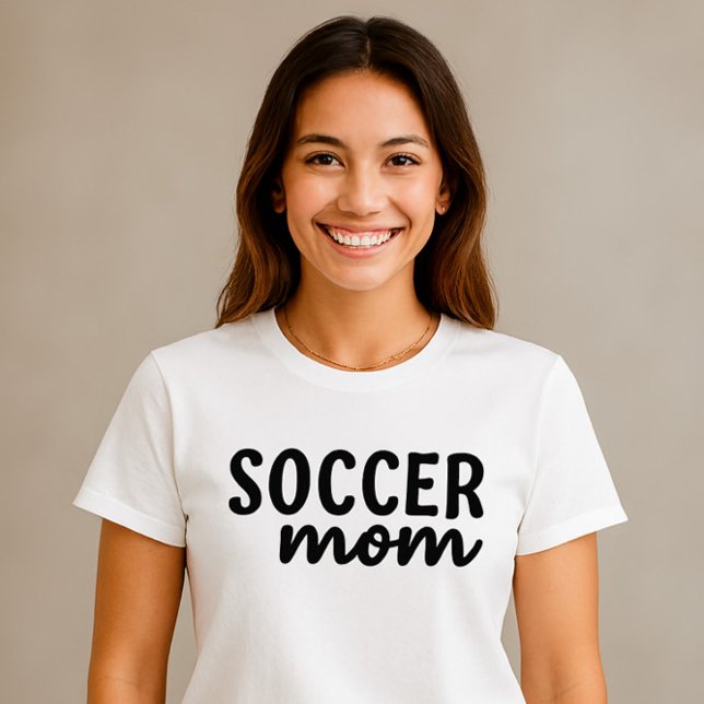 T-shirt Chemise Maman Soccer - Conception Simple Script av (Créateur téléchargé)