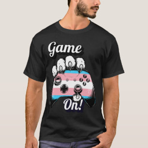 T-shirt Chemise Manette Patte de Tigre Trans Pride Game On